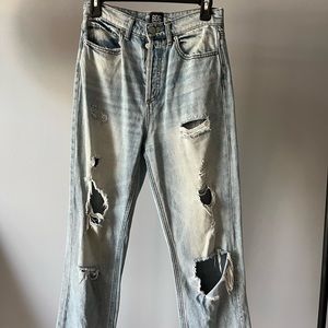 Size 26 ripped BDG jeans